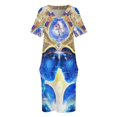 thumbnail image 4 of United in Vision-vestido holgado con bolsillo para mujer mono de verano vestido de fiesta de lujo, 4 of 7