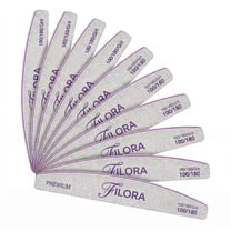 TAVENE 50 Pack Nail Files, 100/180 Grit Double Sided Emery Boards for ...