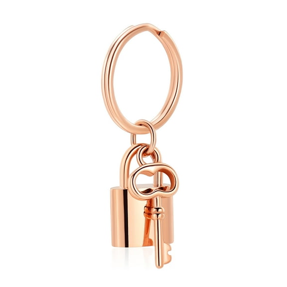 Stainless Steel Lock with Key Urn Locket Cremation Jewelry for Ashes Urn Keyring Lockets for Ashes Keepsake Keychain Memorial Jewelry