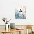 thumbnail image 2 of PRATYUS Canvas Wall Art Picture 16x20in for Living Room Bedroom Fall Decor The Bird on the Reed 16x20in, 2 of 3