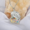 thumbnail image 4 of Mementos Personalized Mother's Family Birthstone and Names Necklace, 4 of 12