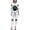 Light Gray, variant on HXWCHs Women's Futuristic Skeleton Robot Graphic Full Body Jumpsuit with Back Zipper Halloween S Light Gray
