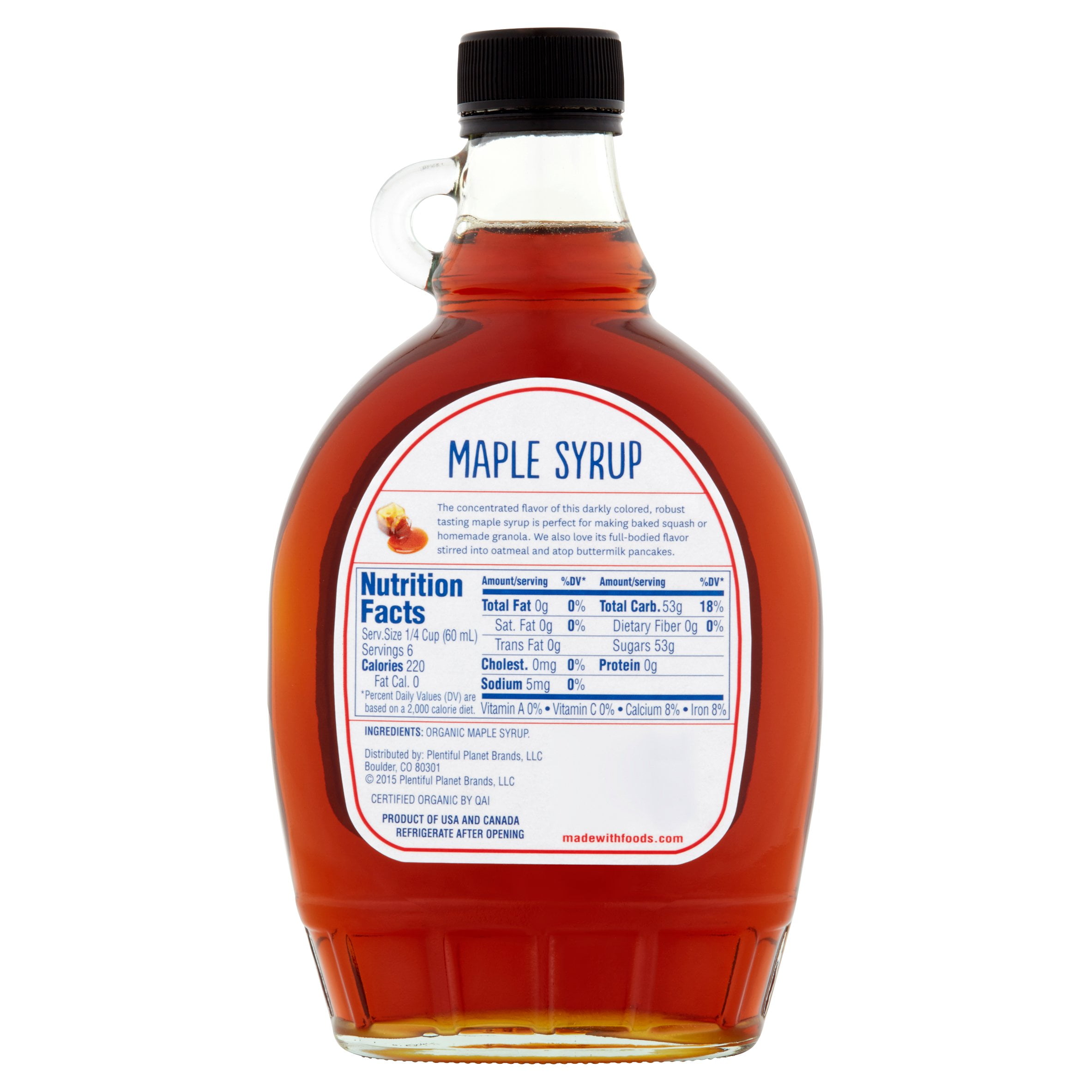 Made-With Maple Syrup, 12 fl oz, 12 pack