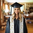 thumbnail image 6 of Fotbe Green Blue Avocado Printed Class of 2024 Graduation Stole, 6 of 7
