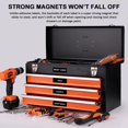 thumbnail image 2 of Magnetic Tool Box Organization Labels,Tool Chest Organizer Labels with Strong Magnets,Easy to Read Printing - Fits All Brands of Steel Tool Box Drawe, 2 of 7