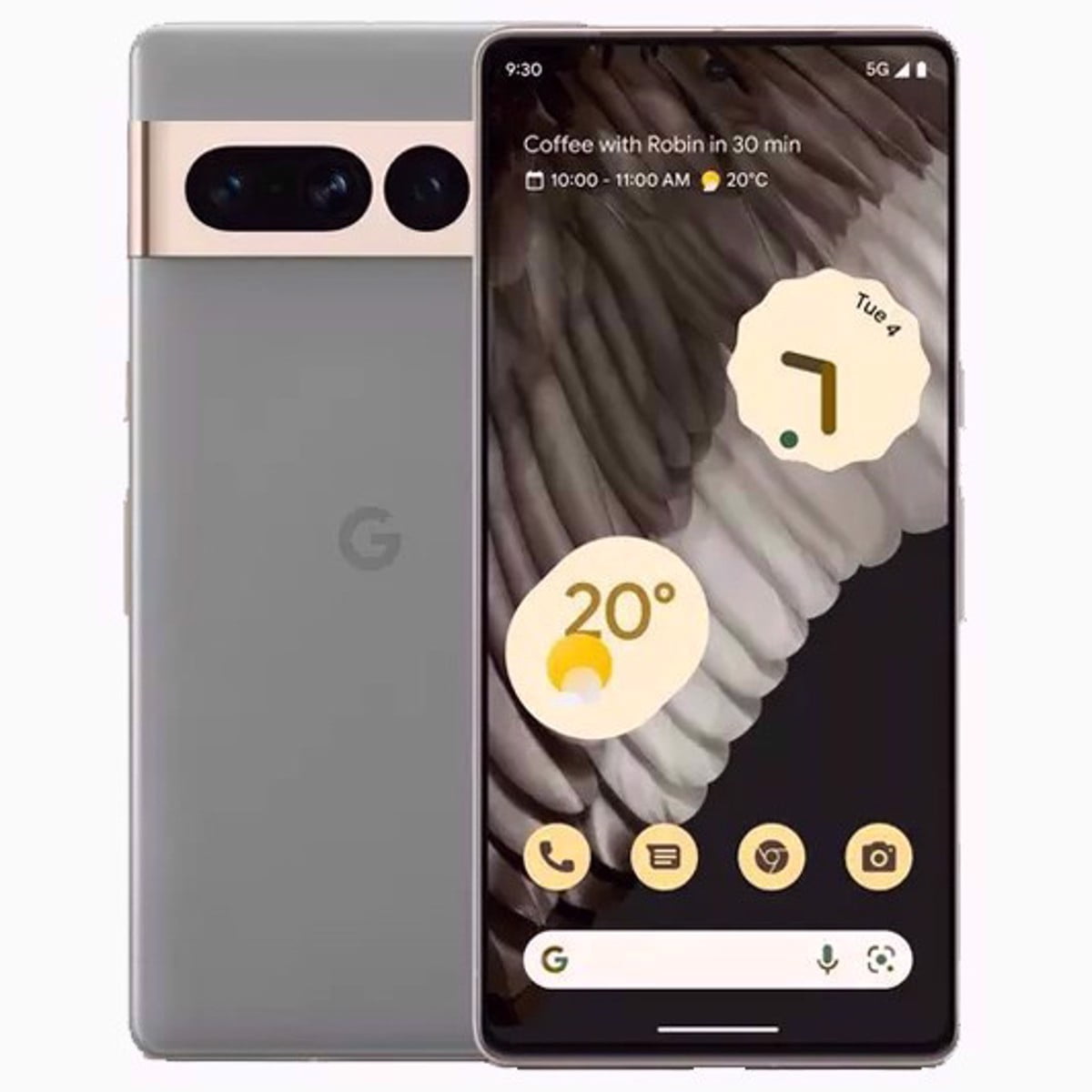 Google Pixel 7 Pro Dual-SIM 128GB ROM + 12GB RAM (GSM Only | No CDMA) Factory Unlocked 5G Smartphone (Hazel) - International Version