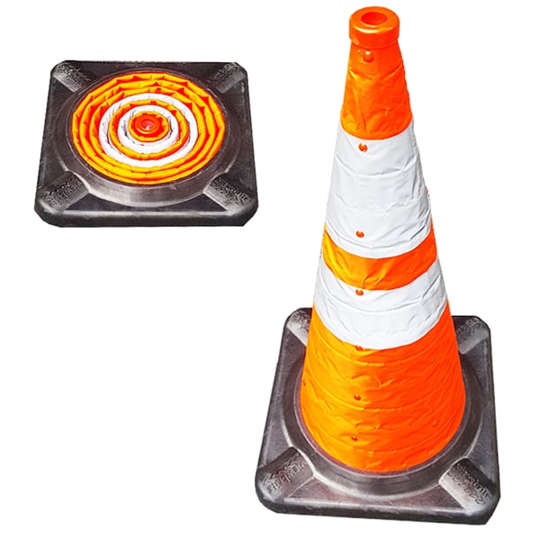 ViewBrite Collapsible LED Light Up Traffic Cone, Bright Reflective