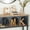 Brown Solid, variant on DecMode 8" Brown Wood Traditional Decorative Sign, 6 - Pieces