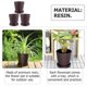 thumbnail image 4 of 3 Sets Resin Planters Garden Flowers Pots Simple Plant Pots Succulents Pots, 4 of 4