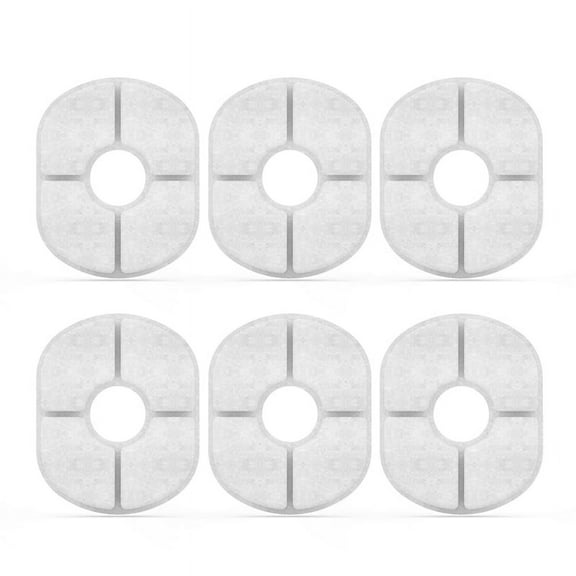 Cat Water Fountain Filters Replacement Filters, 6 PCS