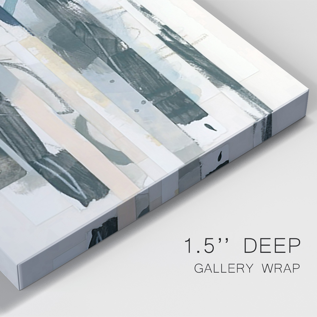 Paper Strata I Premium Gallery Wrapped Canvas - Ready to Hang