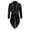 Black, variant on BEFOKA Men's Steampunk Vintage Tailcoat Jacket Gothic Frock Coat Uniform Costume Pirate Coat Renaissance Tailcoat Jacket