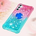 thumbnail image 4 of Clear Case for Samsung Galaxy A54 with Kickstand for Girls Women, Liquid Glitter Sparkle Bling Cute Case Gradient Quicksand Cover for Samsung Galaxy A54 JB Powder Blue, 4 of 14