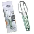 thumbnail image 1 of yeacher Premium Stainless Steel 3-in-1 Watermelon Slicer Set - Multi-Functional Kitchen Tool for Fruit Cutting, Green, Compact & Durable Design, 1 of 7