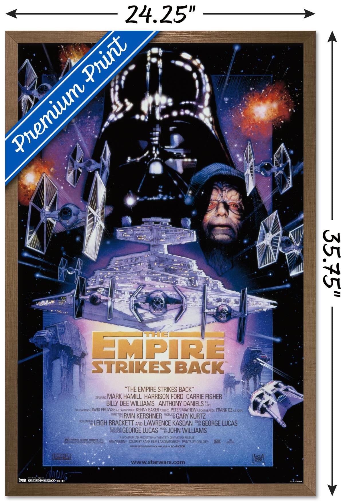 US dollar Inspectie diefstal Star Wars: The Empire Strikes Back - One Sheet 2 Wall Poster, 14.725" x  22.375" - Walmart.com