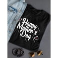 thumbnail image 3 of Mothers Day Chocolate Hearts Shaped T-Shirt Women -Image by Shutterstock, Female Small, 3 of 4