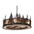 thumbnail image 7 of Meyda Tiffany 108064 Tall Pines 44" Wide 5 Blade Indoor Ceiling Fan - Rust / Wrought Iron, 7 of 7