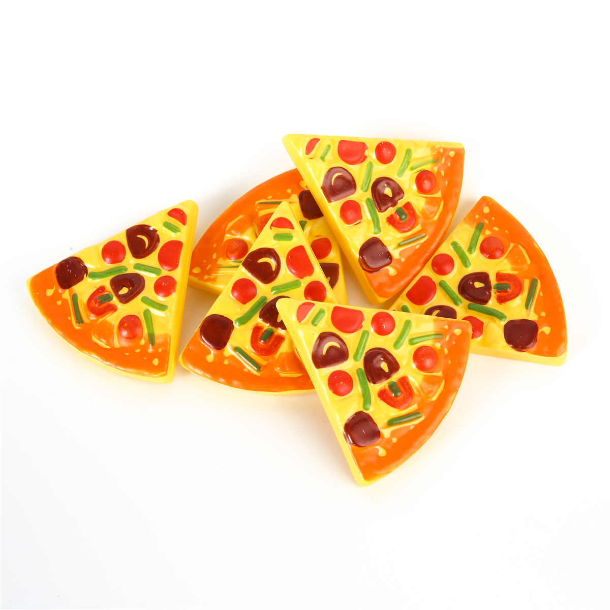 Seyurigaoka 6Pcs Kids Toy Pretend Role Play Kitchen Pizza Food Cutting Sets Children Gift - image 2 of 6