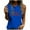DT-Blue, variant on DailyTrove Women's Grunge American Flag Tank Top - Polyester Patriotic & Edgy Wear, Cool for Street Style