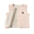thumbnail image 2 of Cowsor Toddler Girls Boys Fleece Vest Kids V-Neck Vest Jacket Lightweight Sleevless Fall Winter Warm Outerwear, 2 of 6