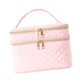 thumbnail image 2 of Case de almacenamiento de maquillaje portátil Organizador de cosmético Organizador de viajes Pollo de viaje Organizador de esmalizador de uñas Bolsos Rosa, 2 of 8