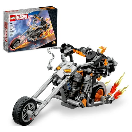 UPC: 0673419376600 | LEGO Marvel Ghost Rider Mech & Bike Motorbike Toy 76245