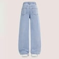 thumbnail image 4 of Girls Winter Outfits Girls Flare Jeans Bell Bottom Denim Pants for Girls 8-14 Soft Stretch High Waist Kids Jeans Casual School Everyday Wear, 4 of 6