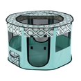 thumbnail image 2 of PARA MASCOTAS DE TELA  PERRO PEQUEÑO Verde M Gloria Perros Gatos Play Pen, 2 of 9