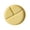 Yellow#240, variant on Kitchen Essentials Wheat Straw Divided Tray – 3-Compartment Round, Yellow