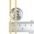 thumbnail image 6 of Nuragold 18k Real Yellow Gold Solid Miami Cuban Link 3.5mm Chain Necklace (16"-30") Italian Jewelry for Men & Women, 6 of 9