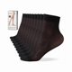 thumbnail image 1 of Chenchen 9 Pairs(in Gift Box) Ankle Sheer Socks For Women,Premium 20D Reinforced Toes in Black & Nude One Size, 1 of 1