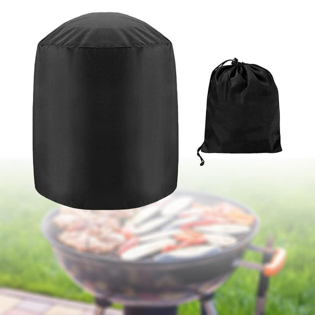 Round Barbecue Foldable Windproof Protective Dustproof Barbecue Indoor Garden Patio Outdoor Small