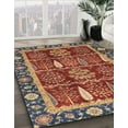 thumbnail image 2 of Ahgly Company Indoor Rectangle Abstract Red Oriental Area Rugs, 8' x 12', 2 of 6
