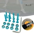 thumbnail image 5 of Colaxi 5x8pcs Replacement Skateboard Hardware Set Longboard Screws Accessories blue, 5 of 10