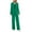 Green, variant on Lounge Sets for Women, Women's Elegant Slim Fit And Wide Leg Pants Suit Set Business Formal Outfit Two Piece Trousers, Suits(Green,4XL)