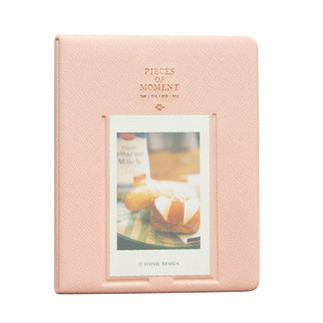 VONKY 68 Poches Minuscule Photo Instantanée Album Photo Rangement Remplacement pour Film Minuscule Fujifilm Instax 7S 8 9 7C, Rose