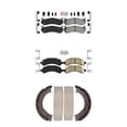 thumbnail image 1 of Transit Auto Front Semi-Metallic Rear Ceramic Disc Brake Pads Kit for Car Chevrolet Express 2500 GMC Savana KNN-100916, 1 of 8