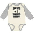 thumbnail image 3 of Inktastic Daddys Biking Buddy Boys or Girls Long Sleeve Baby Bodysuit, 3 of 5