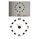 thumbnail image 3 of de reloj de bricoje con números decorativos silenciosos pa Negro Zulema Reloj de pared sin marco, 3 of 8
