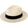 thumbnail image 1 of Sombreros de paja para mujer verano playa sombrero de sol ala ancha Fedora Cap UPF50+, 1 of 5