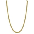 thumbnail image 1 of Real 14kt Yellow Gold 6mm Semi-Solid Miami Cuban Chain; 22 inch; Lobster Clasp; for Adults and Teens; for Women and Men, 1 of 4