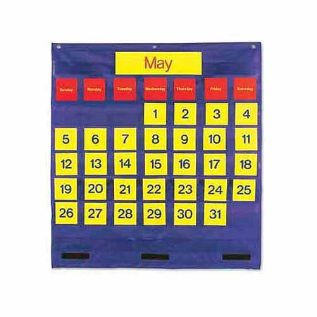 Learning Resources Bilingual Monthly Calendar Pocket Chart - Walmart.com