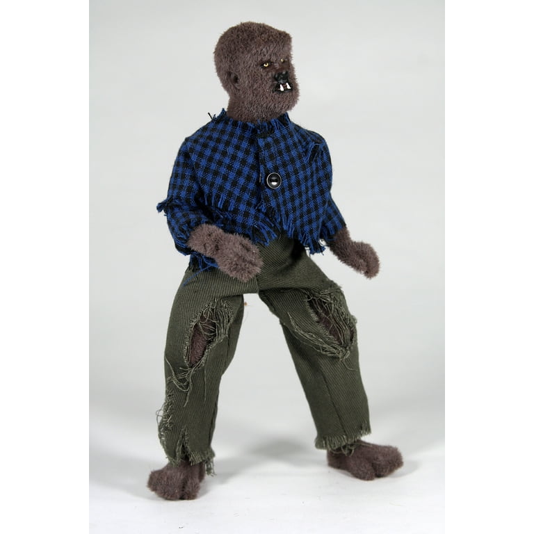 Mego Horror Flocked Fly and Flocked Werewolf Collectible Action
