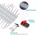 thumbnail image 4 of Luces de espejo, luz de maquillaje estilo Hollywood, LED blanco ultra brillante de 10 pies, tira de luces de control táctil regulable, para tocador de maquillaje y espejo de baño, espejo no incluido, 4 of 7