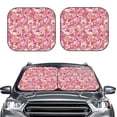 thumbnail image 2 of Saiise Sweet for Foldable Car Sun Shades (2-Pack) Offer Sun Protection with an Easy-fold Design for Convenient Windshield Shading-Large, 2 of 6