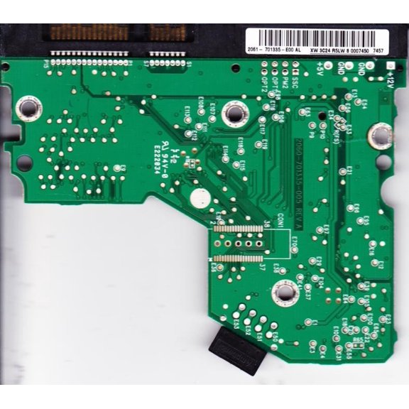 WD800JD-75MSA3, 2061-701335-E00 AL, WD SATA 3.5 PCB
