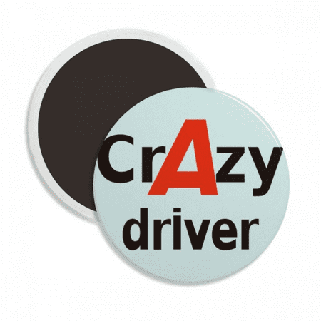 

Brief Best Cool Driver Chauffeur Round Ceracs Fridge Magnet Keepsake Decoration