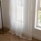 thumbnail image 5 of Xiao Hua Cortinas elegantes transparentes - 1 cortina blanca transparente para sala de estar, 150cm*214cm - Cortinas de encaje para ventana, cortinas transparentes que filtran la luz,, 5 of 5