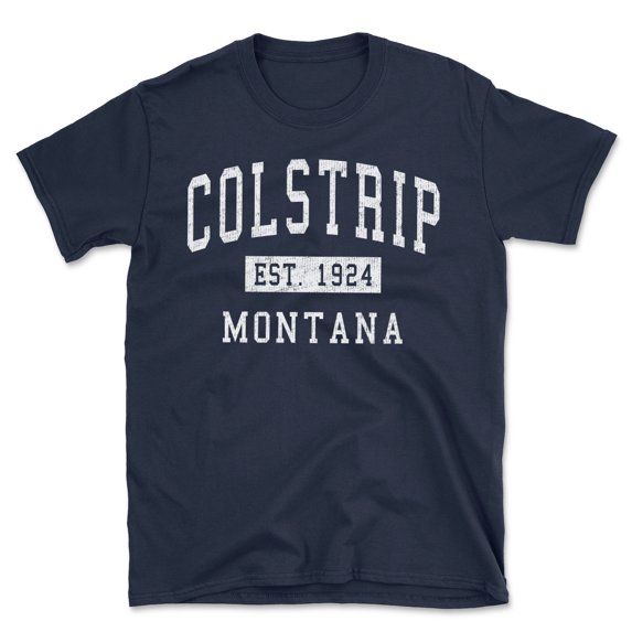 Colstrip Montana Classic Established Men's Cotton T-Shirt