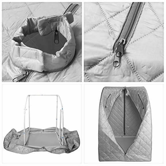 Portable Personal Therapeutic Spa Home Steam Sauna with 800 Watt Steamer